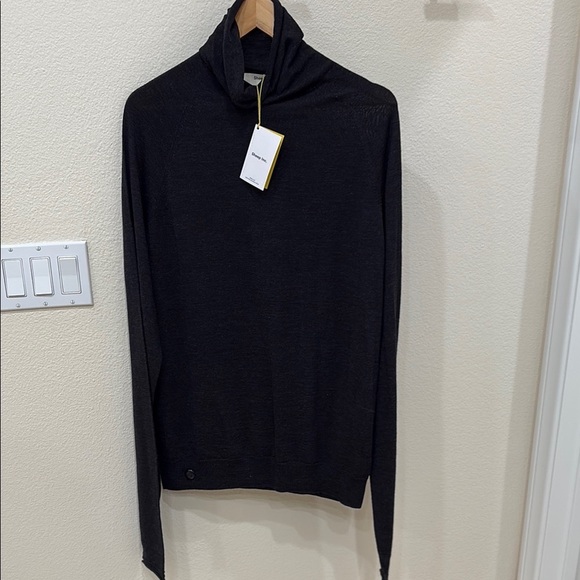 ⭐️Sheep Inc. “Born in New Zealand” Made in UK Charcoal Gray 100% Merino Wool—XL - Picture 1 of 10